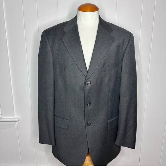 AS-IS Polo University Charcoal Wool/CASHMERE Suit - Picture 2 of 12